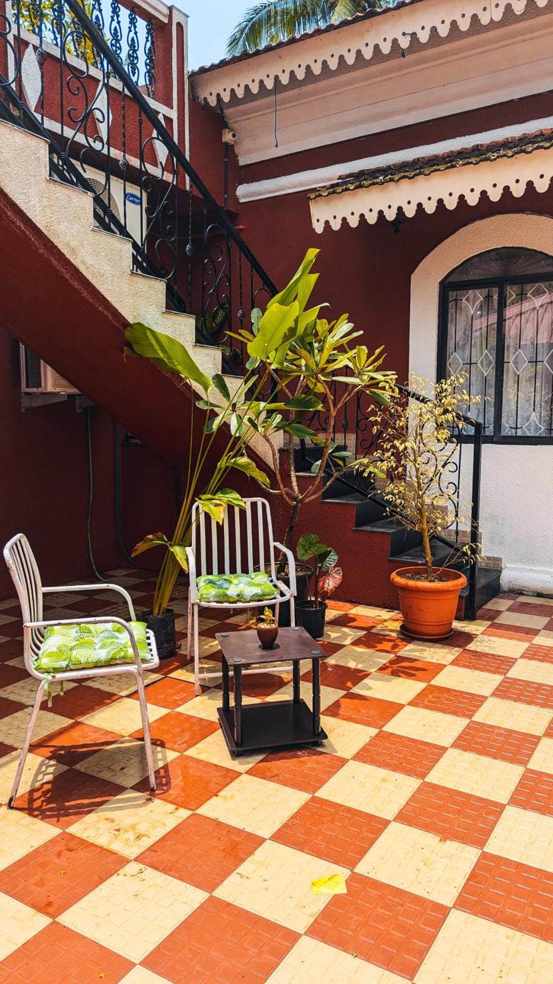 The First House By V3Homestay 4Bhk Private Pool Calangute Eksteriør billede
